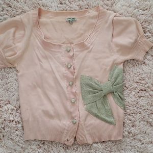 short sleeve cardigan